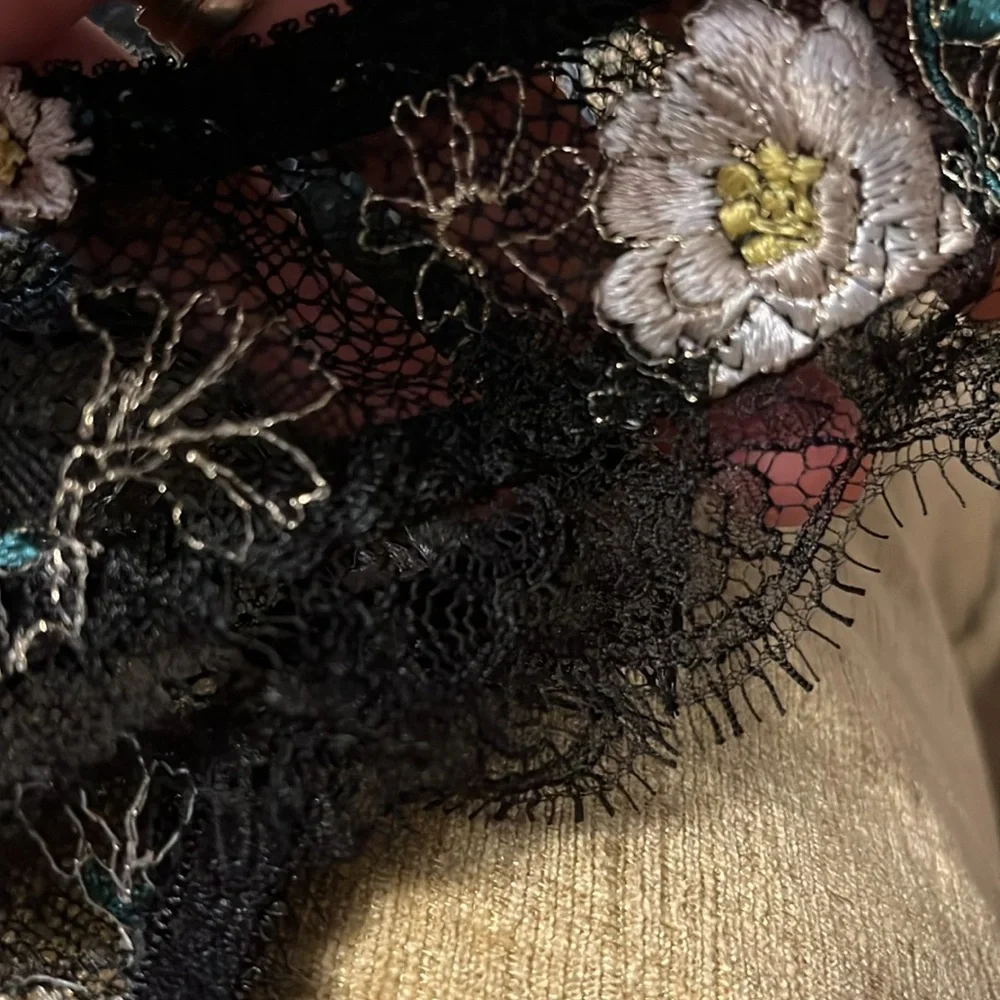 NWT agent provocateur Athena embroidered Swarovski crystal lace brief 4 - Picture 15 of 15